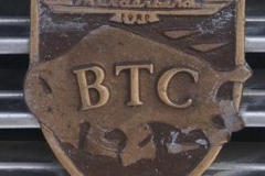 BTC Brass Grille Badge